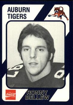 1989 Collegiate Collection Coke Auburn Tigers (580) #134 Ronny Bellew Front