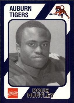1989 Collegiate Collection Coke Auburn Tigers (580) #145 Doug Huntley Front