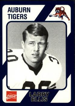 1989 Collegiate Collection Coke Auburn Tigers (580) #152 Larry Ellis Front