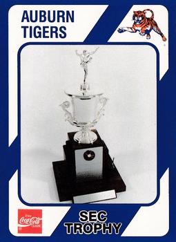 1989 Collegiate Collection Coke Auburn Tigers (580) #175 SEC Trophy Front