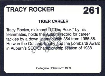 1989 Collegiate Collection Coke Auburn Tigers (580) #261 Tracy Rocker Back