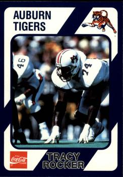1989 Collegiate Collection Coke Auburn Tigers (580) #261 Tracy Rocker Front