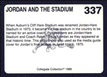 1989 Collegiate Collection Coke Auburn Tigers (580) #337 Jordan and Stadium Back