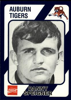 1989 Collegiate Collection Coke Auburn Tigers (580) #362 Danny Speigner Front