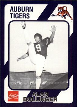 1989 Collegiate Collection Coke Auburn Tigers (580) #377 Alan Bollinger Front