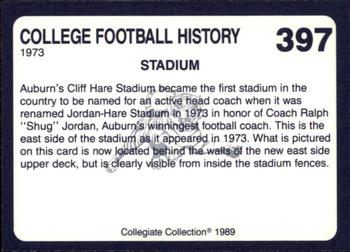1989 Collegiate Collection Coke Auburn Tigers (580) #397 College Football Back