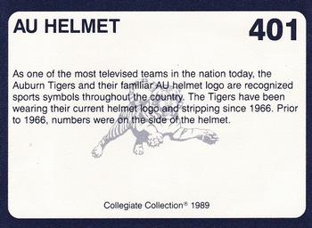 1989 Collegiate Collection Coke Auburn Tigers (580) #401 AU Helmet Back
