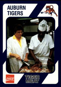 1989 Collegiate Collection Coke Auburn Tigers (580) #441 Tiger Meat Front