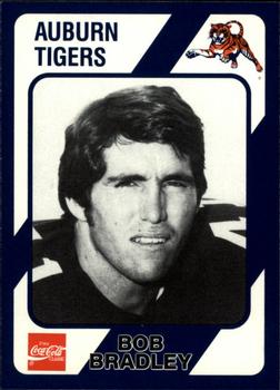 1989 Collegiate Collection Coke Auburn Tigers (580) #463 Bob Bradley Front