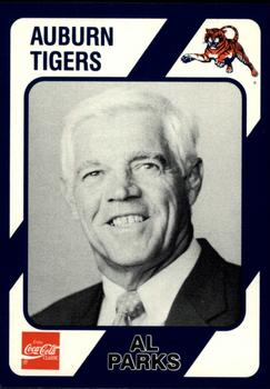1989 Collegiate Collection Coke Auburn Tigers (580) #488 Al Parks Front