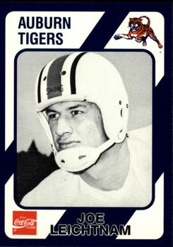 1989 Collegiate Collection Coke Auburn Tigers (580) #494 Joe Leichtnam Front