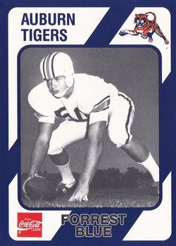 1989 Collegiate Collection Coke Auburn Tigers (580) #506 Forrest Blue Front