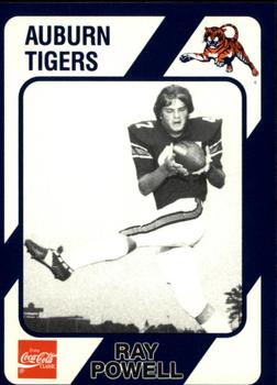 1989 Collegiate Collection Coke Auburn Tigers (580) #559 Ray Powell Front