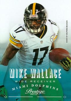 2013 Panini Prestige #103 Mike Wallace Front