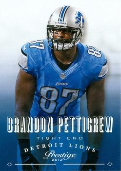 2013 Panini Prestige #68 Brandon Pettigrew Front