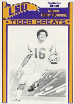 1983 Sunbeam Bread LSU Tigers #16 Terry Robiskie Front