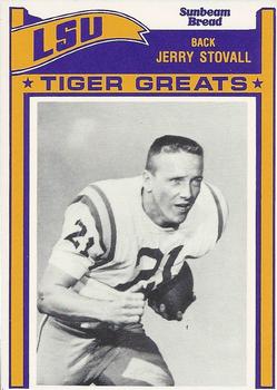 1983 Sunbeam Bread LSU Tigers #21 Jerry Stovall Front