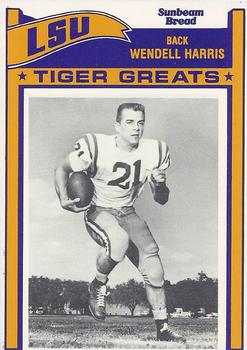1983 Sunbeam Bread LSU Tigers #26 Wendell Harris Front