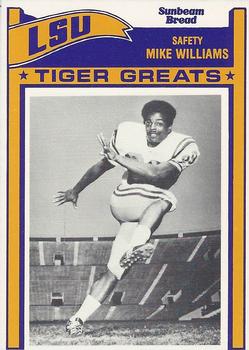 1983 Sunbeam Bread LSU Tigers #29 Mike Williams Front