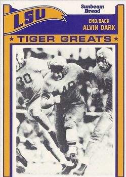 1983 Sunbeam Bread LSU Tigers #45 Alvin Dark Front