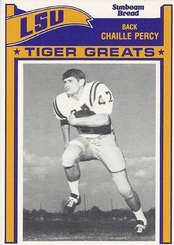 1983 Sunbeam Bread LSU Tigers #47 Chaille Percy Front