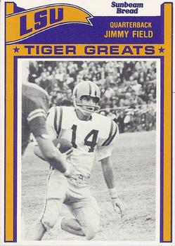 1983 Sunbeam Bread LSU Tigers #54 Jimmy Field Front