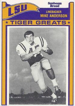 1983 Sunbeam Bread LSU Tigers #61 Mike Anderson Front