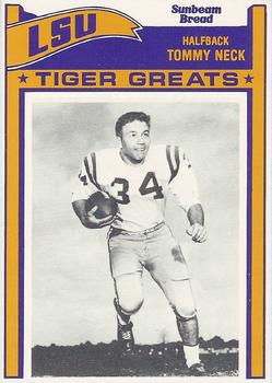 1983 Sunbeam Bread LSU Tigers #87 Tommy Neck Front