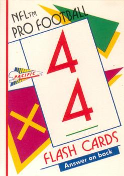 1991 Pacific Flash Cards #30 Rich Gannon Front