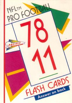 1991 Pacific Flash Cards #32 Duval Love Front