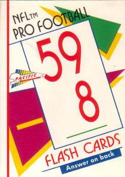 1991 Pacific Flash Cards #60 Sam Mills Front