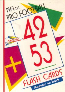 1991 Pacific Flash Cards #62 Michael Carter Front