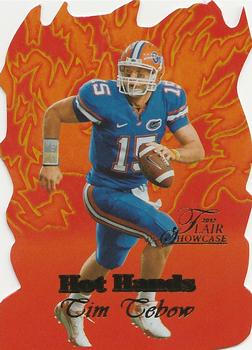 2012 Fleer Retro Ultra - Flair Showcase Hot Hands #HH8 Tim Tebow Front
