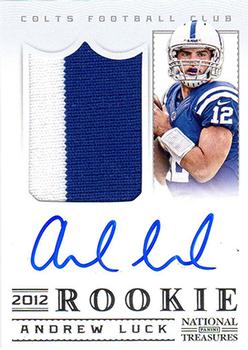 2012 Panini National Treasures #301 Andrew Luck Front