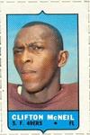 1969 Topps - Four-in-One Singles #NNO Clifton McNeil Front