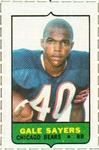 1969 Topps - Four-in-One Singles #NNO Gale Sayers Front