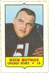 1969 Topps - Four-in-One Singles #NNO Dick Butkus Front