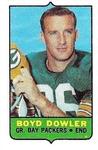 1969 Topps - Four-in-One Singles #NNO Boyd Dowler Front