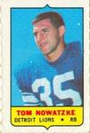 1969 Topps - Four-in-One Singles #NNO Tom Nowatzke Front