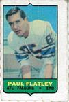 1969 Topps - Four-in-One Singles #NNO Paul Flatley Front