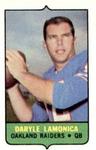 1969 Topps - Four-in-One Singles #NNO Daryle Lamonica Front