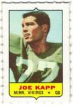 1969 Topps - Four-in-One Singles #NNO Joe Kapp Front