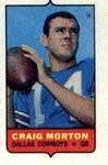 1969 Topps - Four-in-One Singles #NNO Craig Morton Front