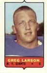1969 Topps - Four-in-One Singles #NNO Greg Larson Front