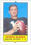 1969 Topps - Four-in-One Singles #NNO George Blanda Front