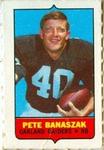 1969 Topps - Four-in-One Singles #NNO Pete Banaszak Front
