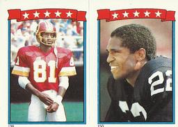 1985 Topps Stickers #138 / 150 Art Monk /  Mike Haynes Front