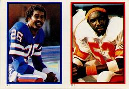 1985 Topps Stickers #21 / 171 Charles Romes / Hugh Green Front