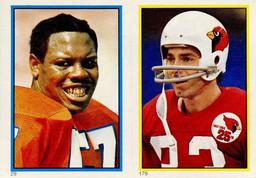1985 Topps Stickers #29 / 179 Tom Jackson / Pat Tilley Front