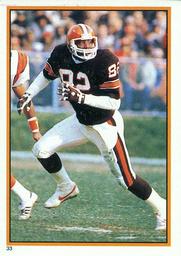 1985 Topps Stickers #33 Ozzie Newsome Front